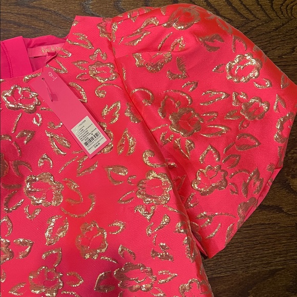 NWT Lilly Pulitzer Pratt brocade top medium - Picture 2 of 4